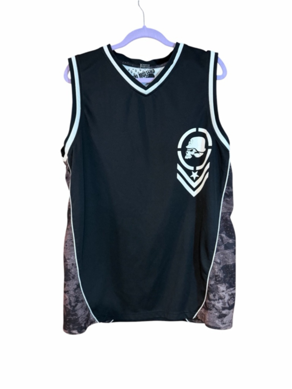 Metal mulisha men’s Y2K black jersey tank top size XL